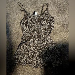 Cheetah romper